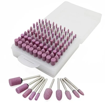 Image of HSeaMall Abrasive Stone Mandrel Mounted Polishing Head Multifunctional Grinding Buffing Point Accessories