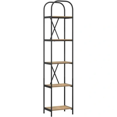 Image of vidaXL Bookshelf Artisan oak 40 x 30 183 cm Engineered wood