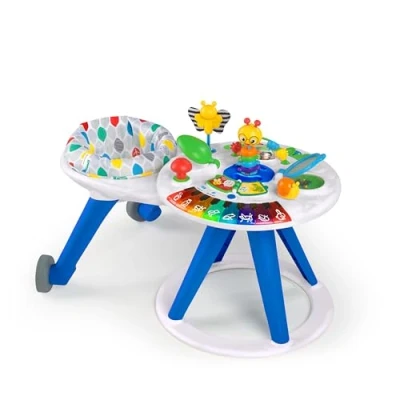 Image of Baby Einstein Around We Grow 4 in 1 Walker, Discovery Activity Center and Table, Age 6 Months up