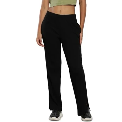 Image of Calvin Klein Jeans Women Trousers Cloth, Black (Ck Black), L