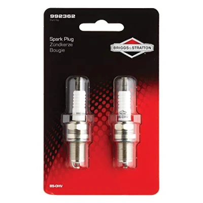 Image of 2x RC12YC Briggs &amp; Stratton BS OHV Spark Plugs, White
