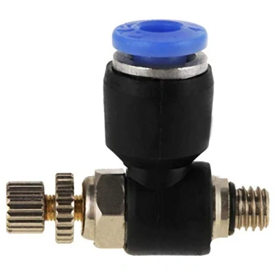 Image of 20pcs OD 4mm Air Flow Speed Control Valve M5 Pneumatic Connector Quick Fittings