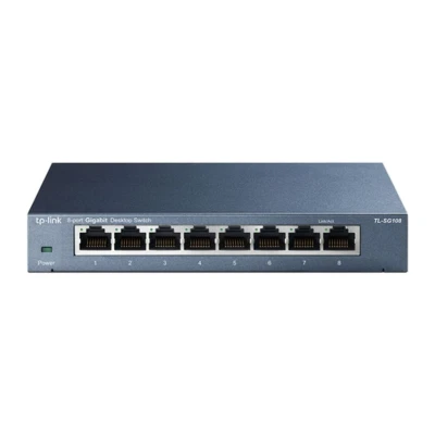 Image of Tp Link Tl Sg108 8 Port Gigabit Desktop Switch Steel Case