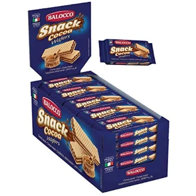 Image of Balocco Snack Wafers Cocoa (30x45g)