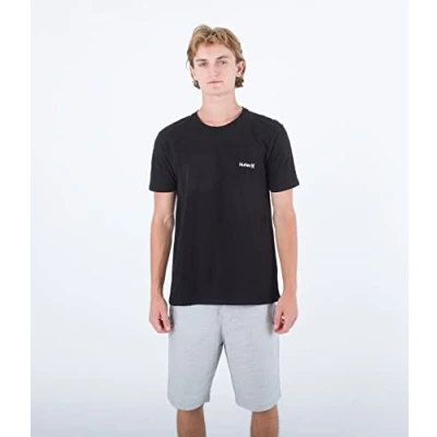 Image of Hurley Men&#039;s OAO Pocket Tee T Shirt, Black, S