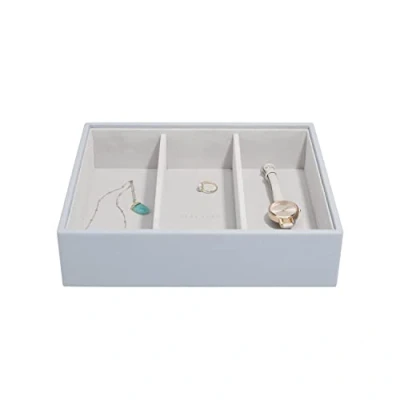 Image of Stackers Lavender Classic Medium Jewellery Box Watch/Accessories Layer