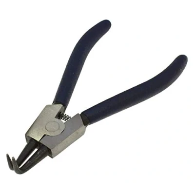 Image of Individual Circlip Plier External Bent 6&quot; / 150mm with Dipped Handles TE489