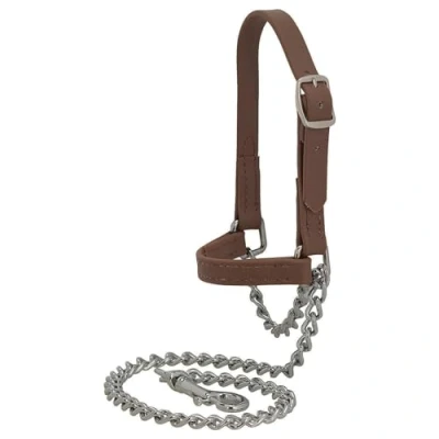 Image of Weaver Leather Livestock Brahma Webb Goat Halter, Brown, Small