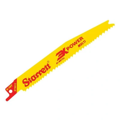 Image of Starrett BT12610 5 Bi Metal Reciprocating Blade, Tapered 300mm 6 10 TPI (Pack 5) STRBT126105