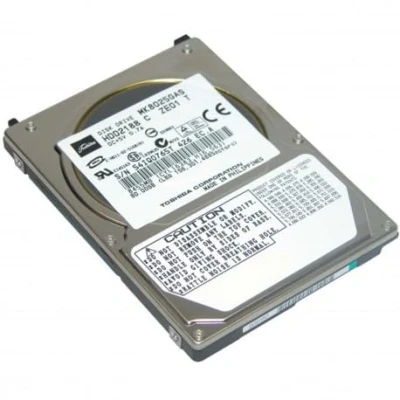 Image of Toshiba Hard Drive 80GB IDE ATA 2.5 Inches MK8025GAS 4200RPM 8MB Laptop HDD2A02