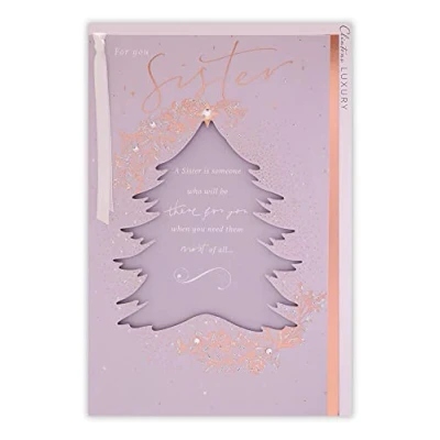 Image of Clintons: Tree Sister Christmas Card, Multi Colour, 155 x 235, 1171314