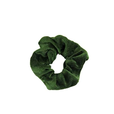 Image of Pack of 2 Velvet Scrunchies (Green)