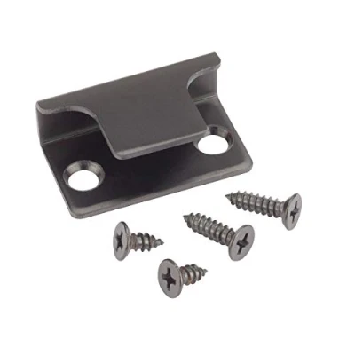 Image of Cubicle Lock Keep for 13mm and 20mm Board with Matte Black Finish