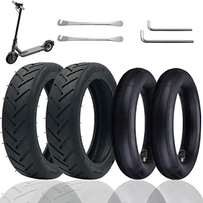 Image of OUXI 8 1/2x2 Xiaomi M365 Tires,8.5 Inch Spare Wheel Outer And Inner Tires for Mijia M365/M365Pro Durable Anti slip Electric Scooter Butyl Rubber Tire(2 inner+2 outer)