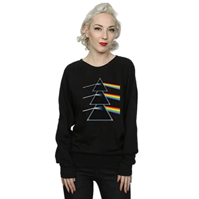 Image of Pink Floyd Women&#039;s Christmas Tree Sweatshirt Black Large
