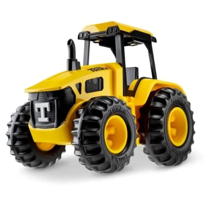 Image of Tonka Steel Classics Tractor Farm Toy, Vehicle Play for Boys Girls, Children &amp; Toddlers, Cold rolled Durable Toy Basic Fun 06222, Yellow