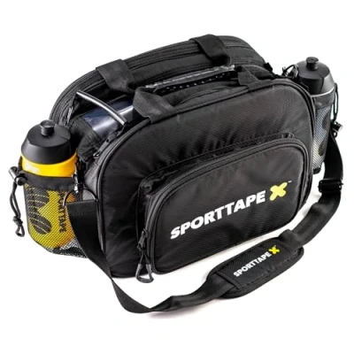 Image of SPORTTAPE Sports Physio Therapy Medical Bag Large Waterproof Touchline First Aid Run on Equipment Perfect for Tapes &amp; (Empty Only)