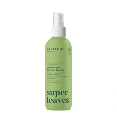 Image of ATTITUDE Detangling Spray, EWG Verified, Plant Based Ingredients, Vegan, Olive Leaves, 240 mL