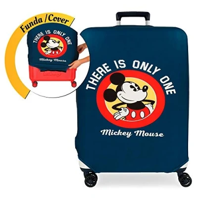 Image of Disney Mickey Blue Medium Suitcase Cover, XXX