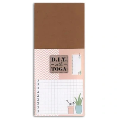 Image of Toga D.I.Y To Do List Note Pad, Paper, multicoloured, 8 x 18.5 1.3 cm