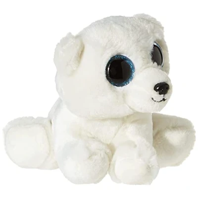 Image of Ty UK Ltd Ari Polar Bear Beanie Babies, White, 15 cm