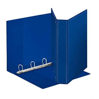 Image of Esselte Personalised Dorso Ring Binder 4 Rings 6.5cm Blue