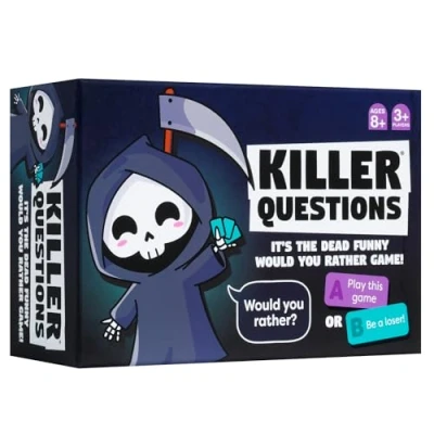 Image of Killer Questions: The Ultimate ‘Would You Rather’ Party Card game, for adults, teens and kids age 8+, best new board 3+ players