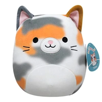 Image of Squishmallows 8 Inch Tahoe Tortoiseshell Cat Little Ultrasoft Official Kelly Toy Plush