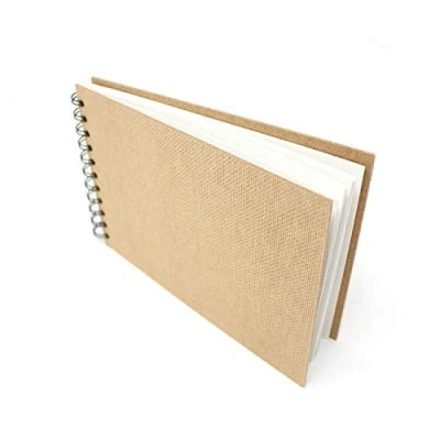 Image of Artway Enviro Spiral Bound A5 Sketchbook Landscape 70 Sides/35 Pages of Recycled 170gsm Cartridge Paper 100% Sketchbook, White