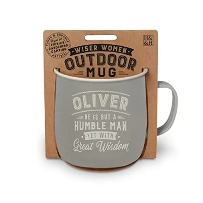 Image of History &amp; Heraldry Personalised Outdoor Mug (Oliver)