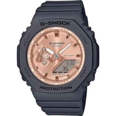 Image of Casio Women&#039;s Analogue Digital Quartz Watch with Plastic Strap GMA S2100MD 1AER