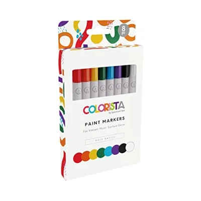 Image of Spectrum Noir Colorista Paint Markers Pack of 8 Bold Basics