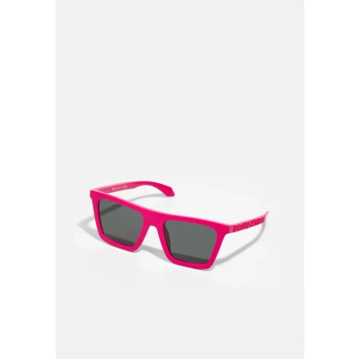 Image of Versace Unisex Sunglasses, Size: 53, Fuxia fluo/dark grey