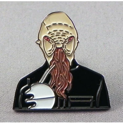 Image of Metal Enamel Pin Badge Doctor Dr. Who Enemy Ood