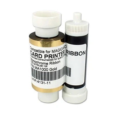 Image of Gold Monochrome Ribbon for Magicard Pronto Enduro 3E Rio Pro MA1000K