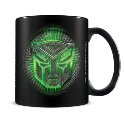 Image of Pyramid International Transformers Mug (Rise of The Beasts Design) 11oz Ceramic Coffee Mug, Cups and Mugs for Men Women Official Merchandise, Black