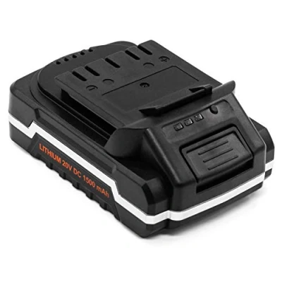 Image of Terratek 20V 1 Hour Fast Charge Lithium Ion Battery Replacement For TTCGT18, TCSBUN, TTHED18, TBUNHED, TTLRC, TLRSET &amp; TTCLB18 Range Only. The Will Only Fit Garden Mentioned