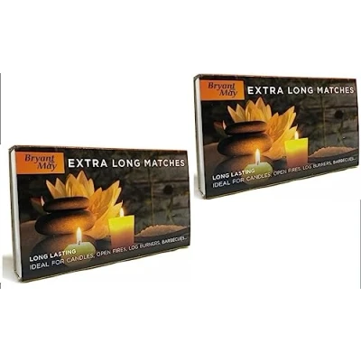 Image of Bryant and May Extra Long Safety Matches (Pack of 2)