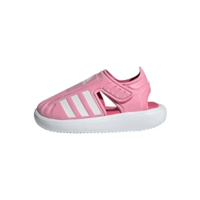 Image of adidas Performance Water Unisex Pool slides for kids, Size: 9.5K, Bliss pink/footwearwhite/pulse magenta Synthetics/textile