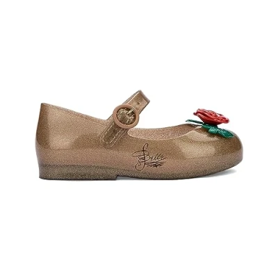 Image of Melissa Baby Mini Sweet Love+Princess Shoes, Color Gold/Red, Size: 9 UK