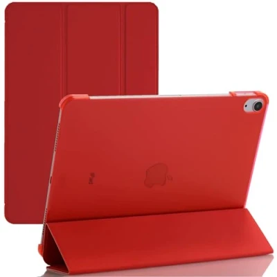 Image of PROTech Case for iPad Air 11 Inch M2 (2024) &amp; 5 (2022, 10.9 Inch) Slim Stand, Hard Back Shell Cover with Auto Wake/Sleep (Red)