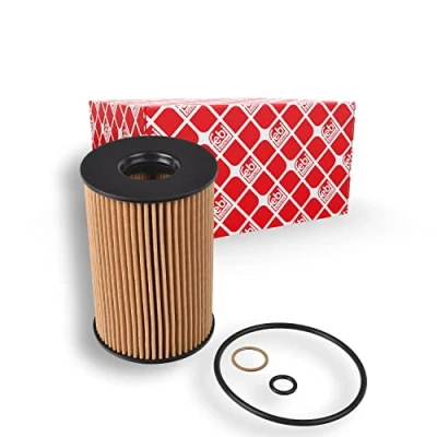 Image of 11427600089, 11427848321 oil Filter FEBI BILSTEIN 108982 without drain plug, with gaskets Insert BMW: 7, 5 Saloon, 6 Coupe