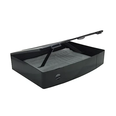 Image of Deflecto Ultimate A4 Box File (Pack of 6) Secure Spring Holder, Black Organize Paperwork with Document Storage for Enhanced Security