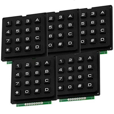 Image of AZDelivery 5 x 4x4 Matrix Array 16 Switch Keypad Keyboard Module compatible with Arduino Including E Book!