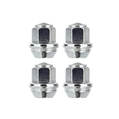 Image of RYBO Set of 4 Alloy Wheel Nuts M12 x 1.5, Taper, 19mm Hex, Compatible With Ford Wheels &amp; More