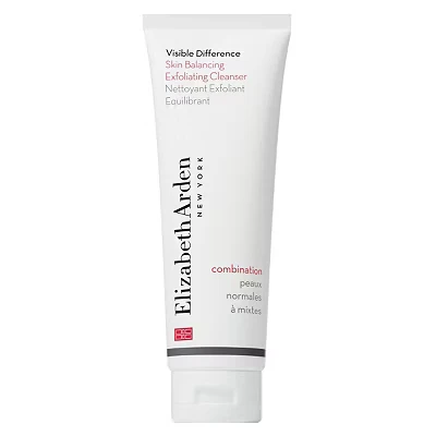 Image of Elizabeth Arden Visible Difference Skin Balancing Exfoliating Cleanser, 125ml, Black, (Pack of 1)