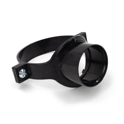 Image of 50mm Strap Boss, Black Kayflow 110mm Soil &amp; Waste Pipe Fitting