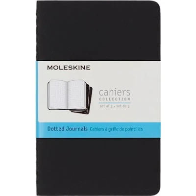 Image of Moleskine Cahier Journals Pocket Dot Black