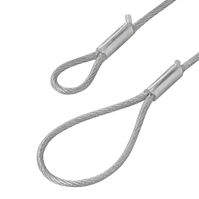 Image of ProPlus 341298 Breakaway Rope 40 cm Trailer Loop Brake Cable Caravan AHK Steel Wire