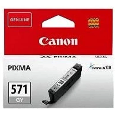 Image of Canon Cli 571 Ink Cartridge, Grey, Standard